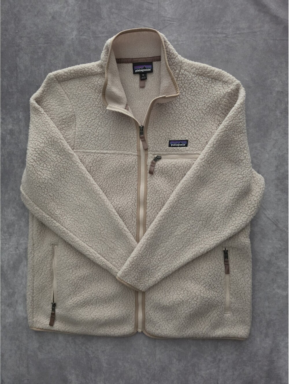 SKU0304 Patagonia Women’s XL Light Pink Sherpa Fleece Full Zip Jacket Cozy